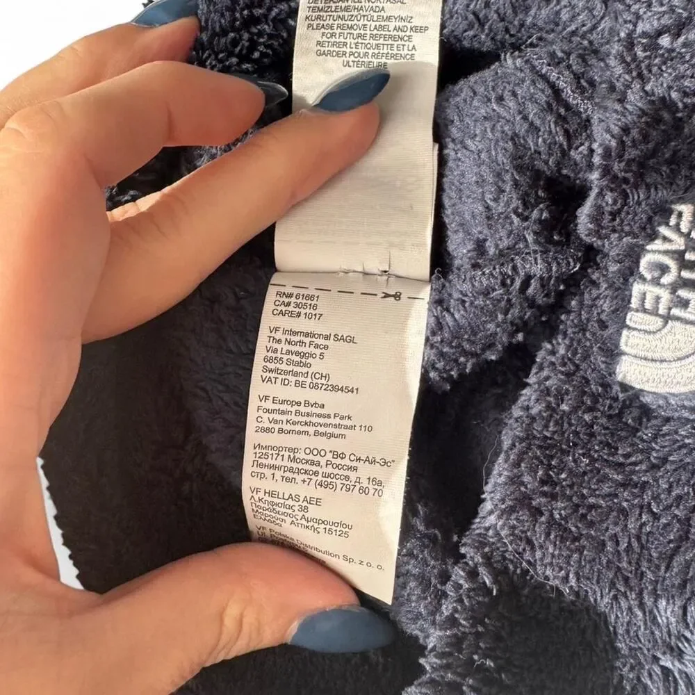 Baby The North Face navy blue‎ beanie Size XS 6-24 months